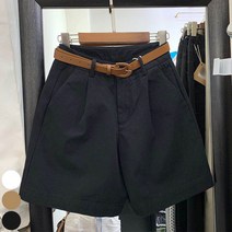 0 velys 산뜻하고 핀턱 코튼 4부 팬츠 CSP1155