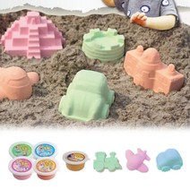 촉감놀이 모래놀이 이지루미샌드 500ml (리필) 6개월 8개월 7개월 4개월 10개월 5개월 9개월 돌 두돌 아기 장난감 선물 어린이집 생일 선물, 옵션 내츄럴