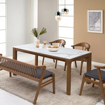 [솔직한가격] CZ271 세라믹 6인 원목 식탁 1700 1color가구전문점 빠른대응, 고무나무비앙코