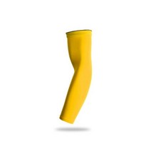 WorthWhile 스포츠 암 압축 슬리브 농구 사이클링 워머 여름 러닝 UV 프로텍션 배구 선 스크린 밴드, XL, 1 Piece Yellow_XL