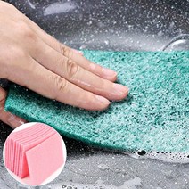 10P 탄냄비 후라이팬 수세미 다용도 세척수세미