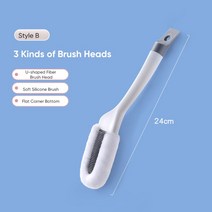 부드러운 Bristles 청소 브러시 전문 가정용 세탁 브러시 다기능 흰색 운동화 클리너 구두 연마 장비, 3 in 1