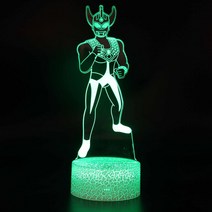 울트라 슈트맨 아이방 꾸미기 USB 플러그인 인테리어 장식등 홈 PC방 만들기, G
