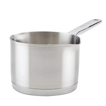 키친에이드 3겹 베이스 스테인리스 소스팬 포함 1.4L(1.5쿼트) 브러시드 스틸, Cookware Set (10 Piece)