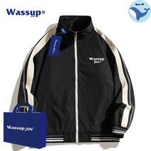 Wassup고래 바람막이 2023 남여 공용 봄 가을