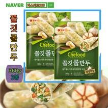 롯데 쉐푸드 쫄깃롤만두, 360g, 2봉