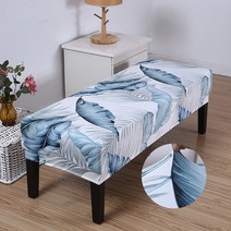 피아노의자 전자피아노 높낮이 조절 의자 prited 긴 벤치 커버 탄성 스트레치 커버, K332, XL 150x40x30cm, 10 K332_04 XL 150x40x30cm