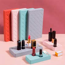 립스틱 브러쉬 홀더 꽂이 보관함 정리대, 중형, 레드