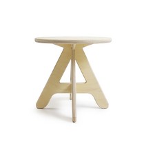 이앤 가든 원형 화분선반 (중) 조립형 스툴 원예 원목진열대