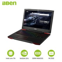 17.3 와이파이 노트북 IPS 1920x1080P i7-7700HD CPU GTX1060 6GB GDDR5 16GB DDR4 RAM 256GB SSD 2TB HDD, 프로 win10 활성화