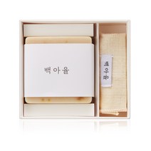 백아율 클래식솝 고급비누 답례품 선물용 천연 한방비누