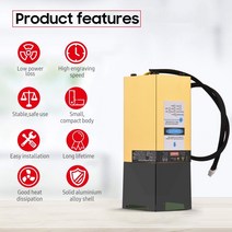 - 레이저 모듈 고정 초점 거리 레이저 조각 헤드 고속 레이저 조각기 커터 프린터 라우터, 80w