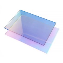 오로라아크릴 다이크로익 홀로그램아크릴(1.8T 2.7T)소형아크릴 원판재단, ONE COLOR, 2.7T