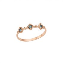 로이드 NC13 블루 L-DIAMOND 14K 반지 LRF19008D