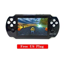 ANBEINIC 휴대용 게임 콘솔 650 클래식 게임 4.3 64 비트 휴대용 게임 콘솔 PAP-GametaII 레트로 게임 비디오 게임 콘솔, 협동사, 블랙 미국 플러그