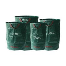 대형 비료 정원 쓰레기 낙엽 마대 포대 자루, 단일사이즈, 60L