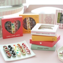 스윗핑크 특이한 빼빼로만들기 세트 재료, 1set, C러브바크