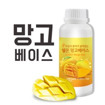 쉘몬 과일 에이드 농축액 액상타입 베이스 모음 1kg, 망고
