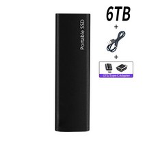 샤오미 휴대용 외장형 하드 SSD USB C 고속 디스크 1TB 2TB 4TB 16TB, [03] Black 4TB
