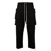 [릭오웬스] 22FW 블랙 다크쉐도우 크리치 카고 팬츠 DU02B4371 RIG 09