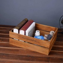 나무 수납함 주방용품 주방 직사각 화분 박스 분리통 이용 단단한 폭조절책장, D 공간박스