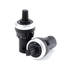 LA42DWQ-22 1K 2K 5K 10K 22mm 직경 냄비 로터리 전위차계 변환기 arduino용 인버터 저항 스위치, [10] 1 천개 옴