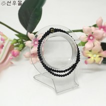 청사금석 금장 염주 3mm - 108염주 원석불교팔찌 합장주 악세사리