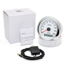 GPS HUD 7가지 색상 백라이트 새로운 85mm GPS 속도계 200 km/h 게이지 주행 거리계 ATV 오토바이 자동차, 03 0-200KMH WS