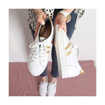 티투알 T2R 6.5cm키높이 데일리 스니커즈 멕시코 W214 골드 실버