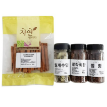 자연공방선율 뱅쇼 만들기 재료 팔각회향 80g   정향 100g   시가계피 20개   월계수잎 10g 세트, 2세트