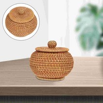 오동나무상자 원목수납정리함 공간 슬림 등나무 편지지 인공 분재 과일 나무 캔디 홀더 빈, 갈색