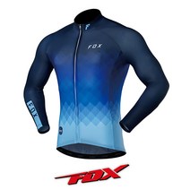 FOX RIDERS 폭스라이더스 자전거의류 긴팔져지 G101 블루