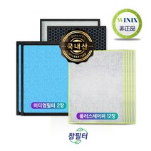 [참필터] AEH-SC441NWKD60필터 위닉스 공기청정기필터 CAF-C0S6, 04_미디엄필터(2장)