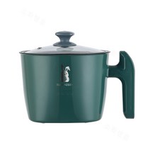 소확행홈다용도 멀티쿠커휴대용 라면포트 1.8L R27, 단층 보물 검푸르다, 스테인리스 내담
