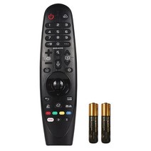 ANMR19BA 교체용 리모컨 2019 일부 LG 모델 W9 E9 C9 B9 SM99 SM95 SM90 SM86 SM81 UM80 UM75 UM73 UM71 UM6970 스마트 T, With Batteries