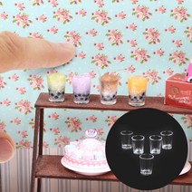 미니를사랑하는사람들 미니어처 만들기 납골당 제사상 장식 소품 투명 컵 20종, 13번 크리스탈컵(5개)