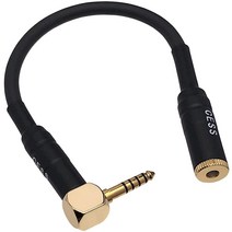 CESS-247 직각 4.4mm 연장 케이블 헤드폰용 4.4mm 암-수 15.2cm(6인치)