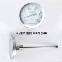 치킨온도계 기름온도계 튀김온도계 중 85x180mm 1p 기름솥온도계/자바라온도계/고온온도계/식용유온도계/집게온도계, 1