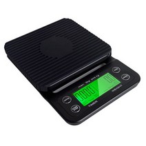 커피저울 타이머가 있는 주방 스마트 디지털 전자 식품 방수 정밀, 없음, 없음, 4.5KG-0.1g with Timer