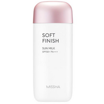 미샤 올 어라운드 세이프 블록 소프트 피니쉬 선밀크 SPF50+/PA+++, 70ml, 13개