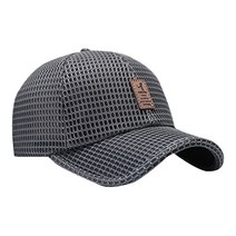 통기성 높은 메쉬 야구모자, 차콜