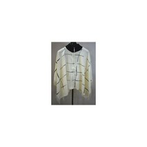 명품스카프머플러목도리 114149432471DKNY Zip-up Front Ombre Twist Ruana Mock Neck Soft Poncho - Ivory