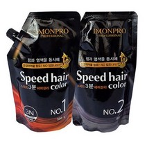 아이몬프로 스피드헤어칼라 염색제 1제 500g + 2제 500g, 1N(블랙 ), 3세트
