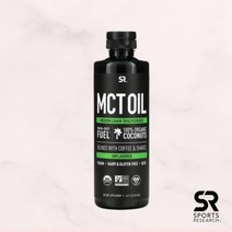 스포츠리서치 MCT Oil 엠씨티 오일 무향 473ml 코코넛 코코야자 코코스야자 오일 야자유 지방산 TG 트리글리세라이드 로르산 라우릭애씨드 라우르산 카프릴산 옥탄산 카프르산, 1개