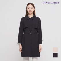 올리비아로렌 올리비아로렌 제원단 앞날개 스탠카라 트렌치코트_VOPEBWS2111