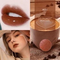 립글로즈 립틴트 립밤 립라이너 잘 지워지지 않는 착색 타투 립스틱 틴트 65 색 립글로스 용 운모 분말 diy 안료 분말 에폭시 수지 비누 만들기 점액 수제 립글로스 공급, 1