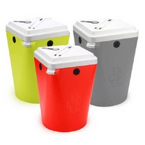 다채움 속통형 압축 쓰레기통 휴지통 10L, 속통포함-그린