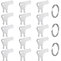 15pcs 화장지 디스펜서 키 3pcs 키링이 있는 교체용 휴지 종이 타월 관리 전문가용