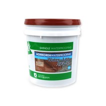 워터루 친환경방수 고탄성 도막방수제 18kg (갈색), 1개