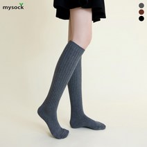 니트 골지 니삭스 2켤레